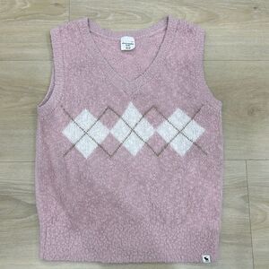 Abercrombie & Fitch girls vest, pink, size 13/14